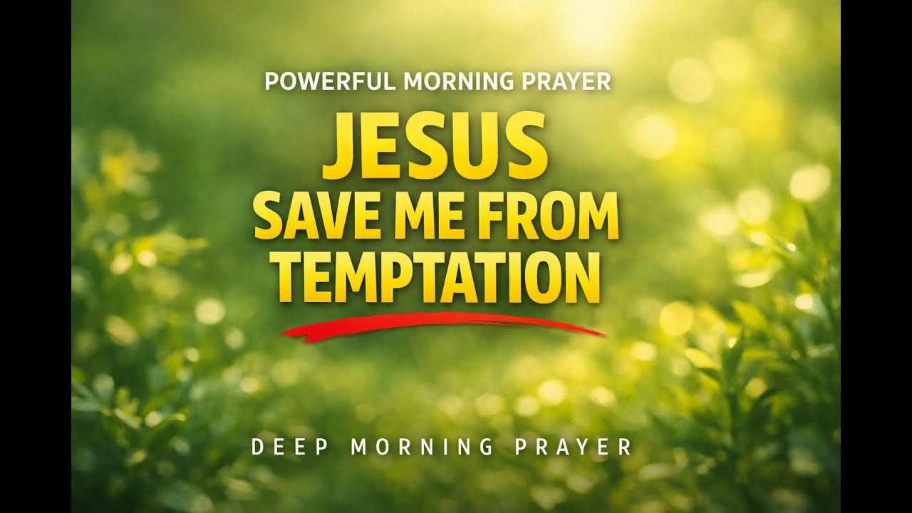 Jesus, Help Me Overcome Temptation Today | Deep Morning Prayer