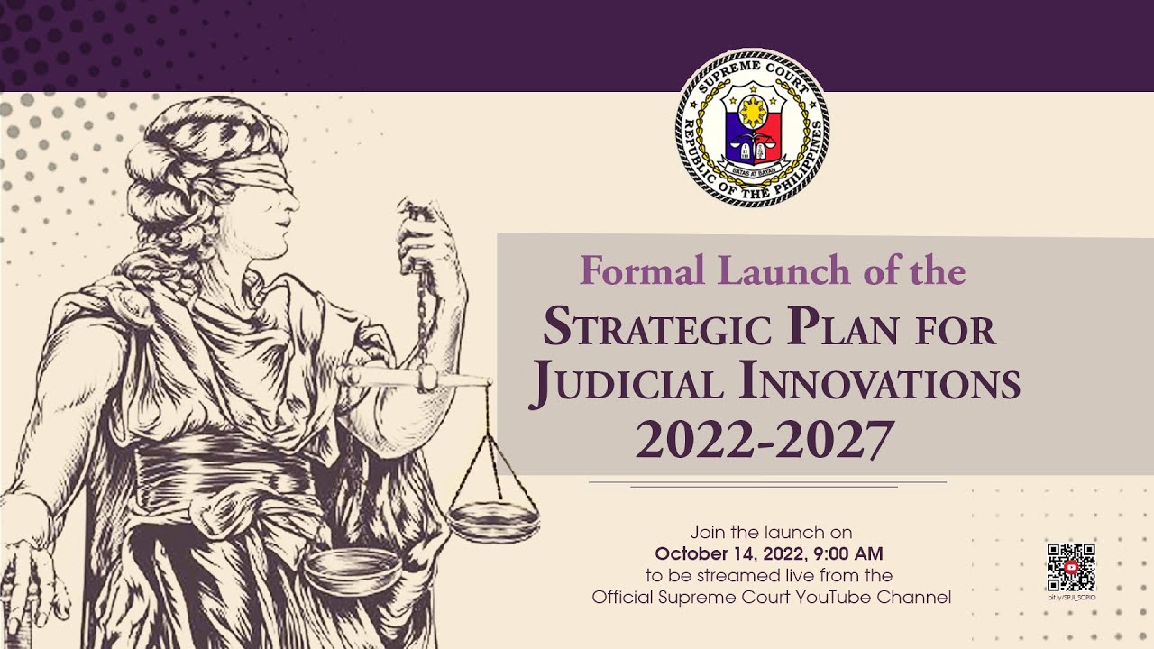 Formal Launch of the Strategic Plan for Judicial Innovations 2022-2027