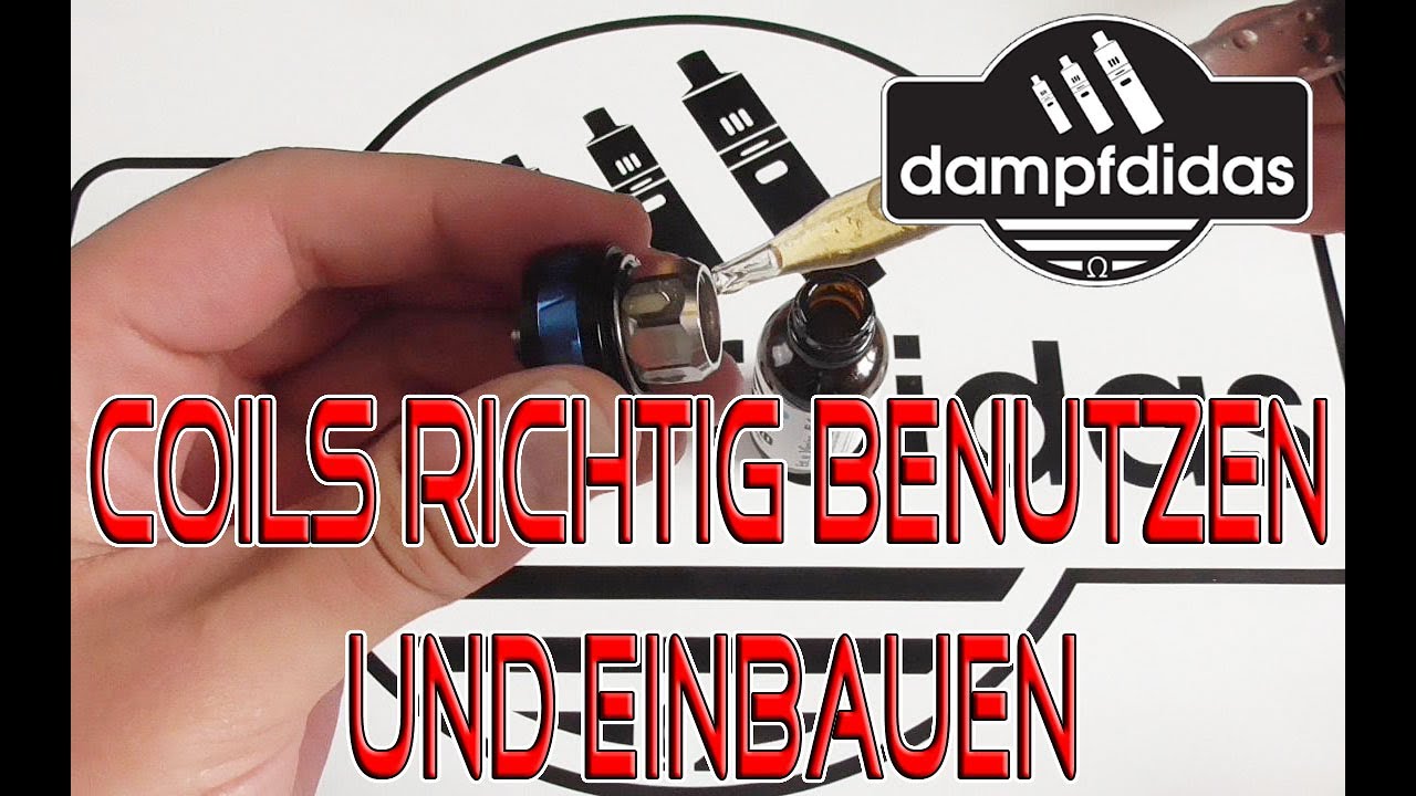 Dampfen f&uuml;r Anf&auml;nger #1 COILS VORBEREITEN / BEFEUCHTEN HOW TO f&uuml;r Umsteiger