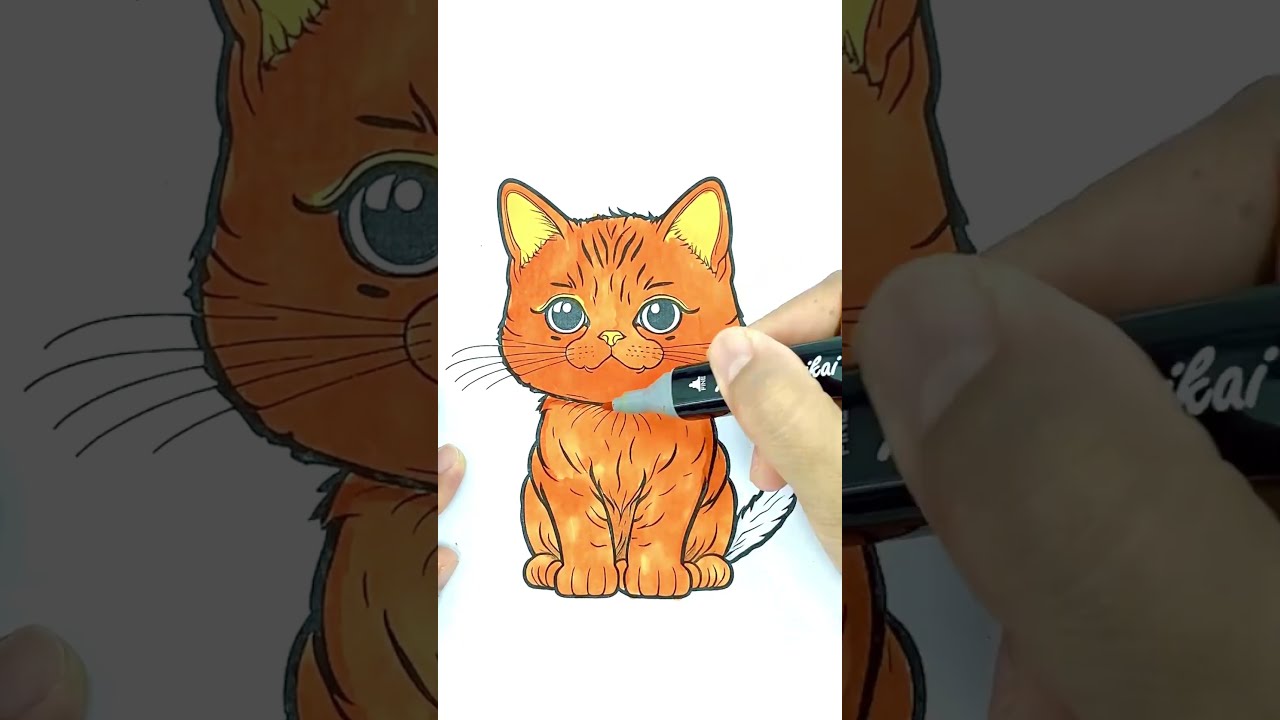 The Cutest Cat Coloring Pages for Kids Fun and Exciting for All Ages #coloringpages #art #cat