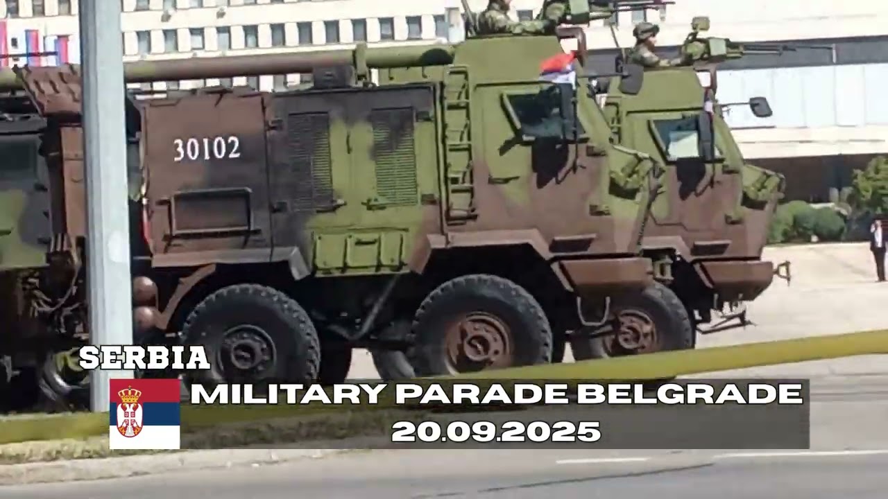 Military parade Belgrade 20 09 2025