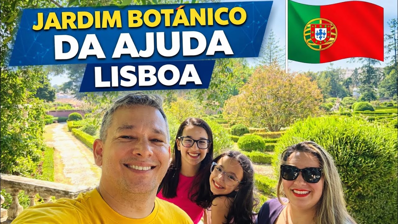 Jardim Botânico da Ajuda em Lisboa | Portugal em 4K 😱🌿✈️