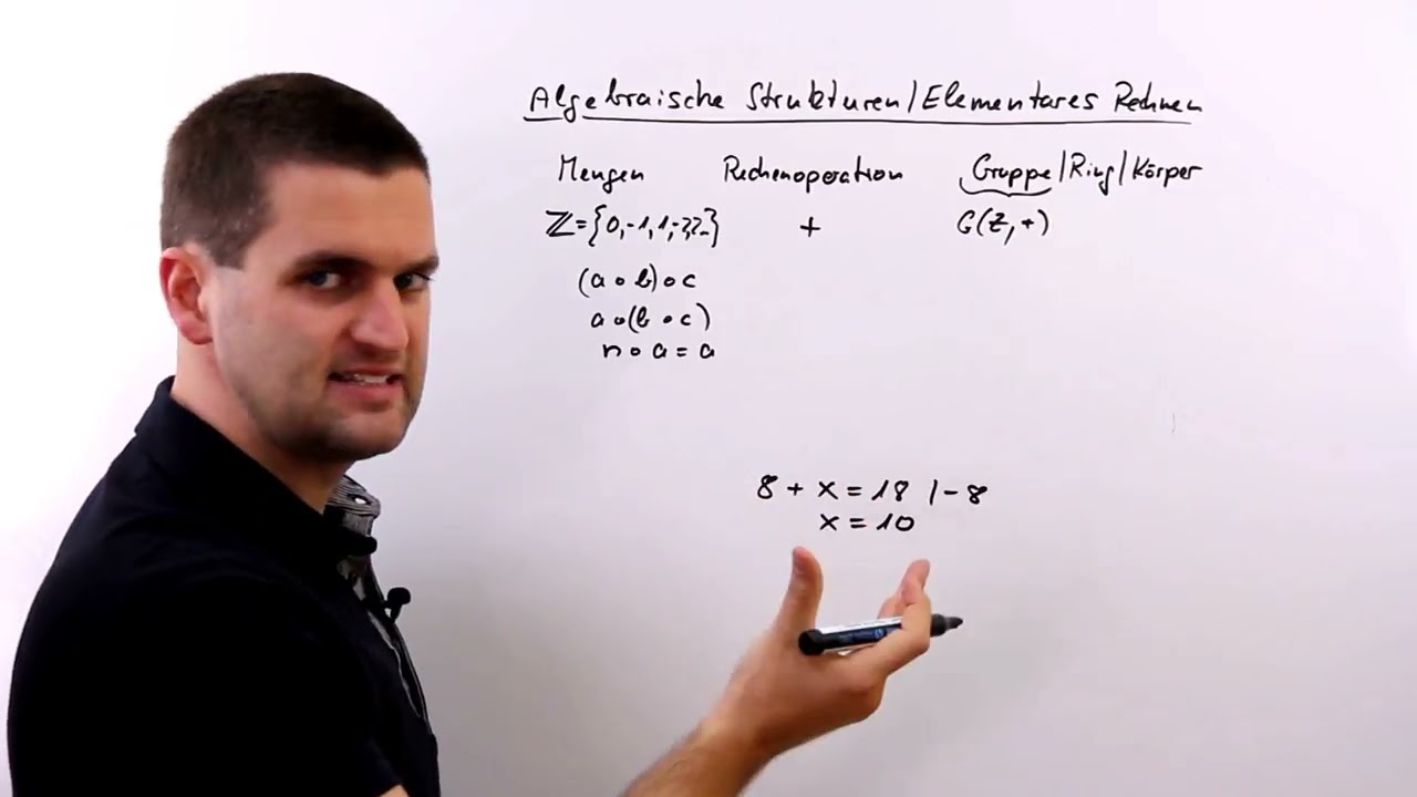 Warum Gruppen? Unimathe, Algebraische Strukturen, elementares Rechnen | Mathe by Daniel Jung