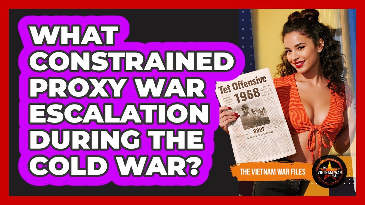 What constrained proxy war escalation during the Cold War?