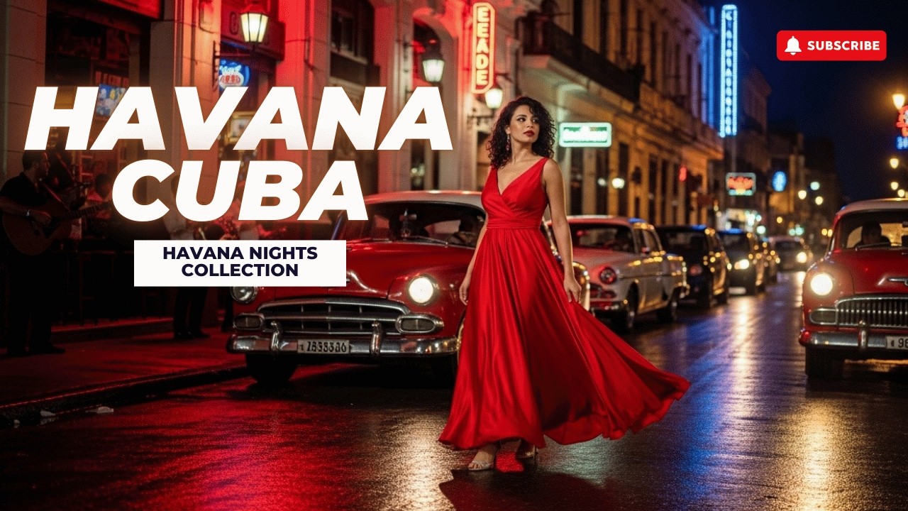 Noche en Vivo en las Calles de La Habana 🌙🎸 Música Cubana & Autos Clásicos