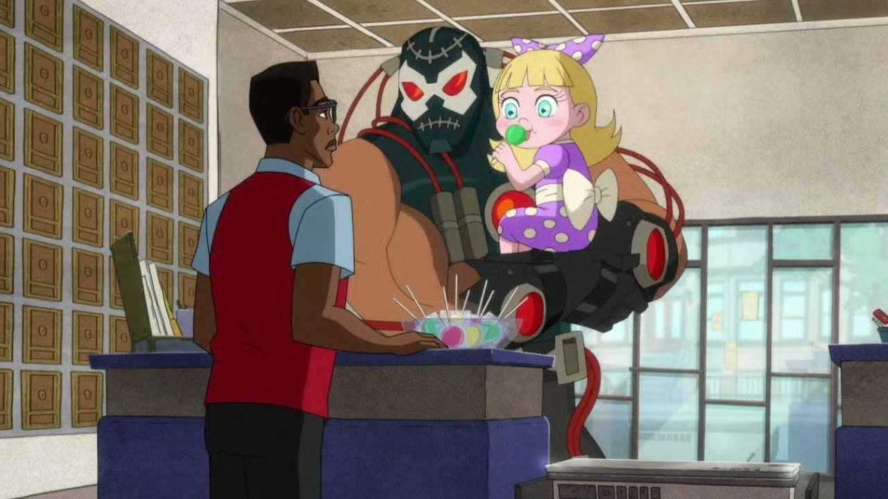 Kite-Man: Bane the babysitter.
