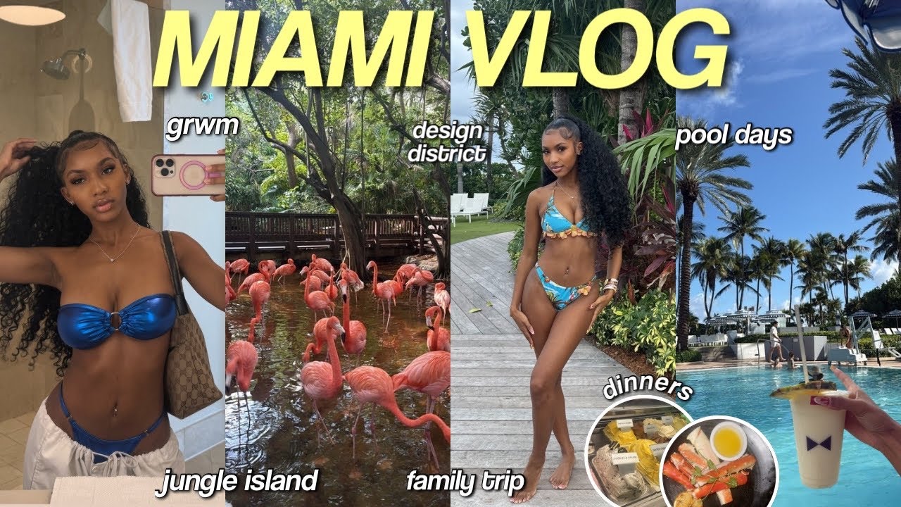МАЙАМИ VLOG | МНЕ БЫЛО ТАК ВЕСЕЛО! Рестораны, дизайнерский район, остров в джунглях, дни у бассей...