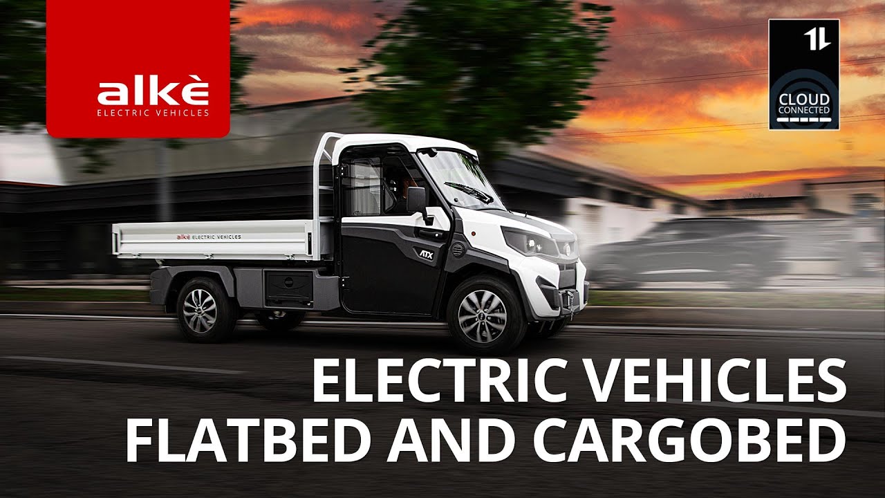 Goodbye to traditional vans! Introducing the Alkè ATX4 electric flatbed and cargobed vehicles!
