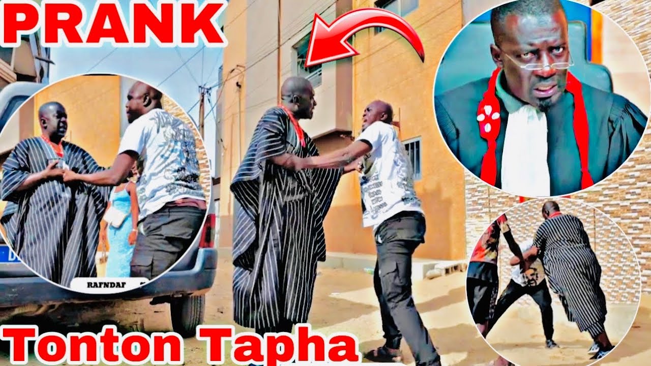 PRANK-avec Tonton Tapha bou rirou tribunal (kèneu dou agressé djiguène sama kaname malay sètane)