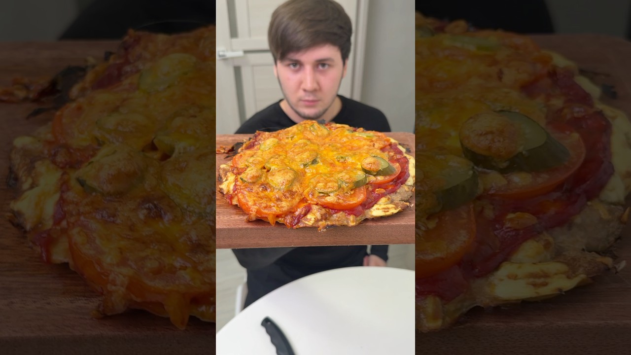 Сосед офигел когда увидел КАК нужно готовить пиццу из ПЕЛЬМЕНЕЙ! #быстроивкусно #рецепт #еда