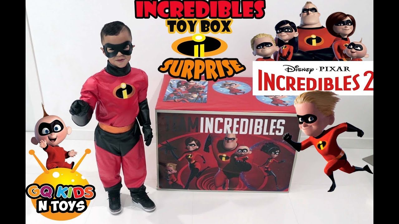 INCREDIBLES 2- Biggest Toy Box Surprise part1- GQ KIDS