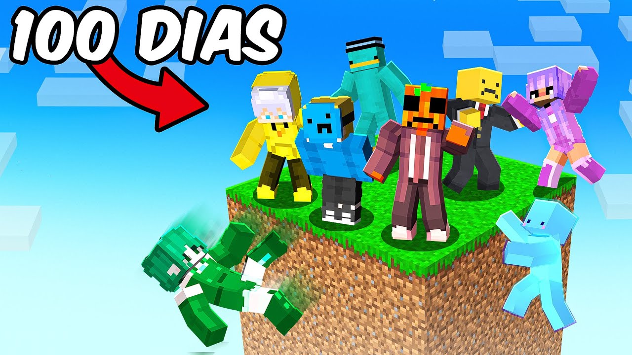 100 DIAS en UN CHUNK de Minecraft!