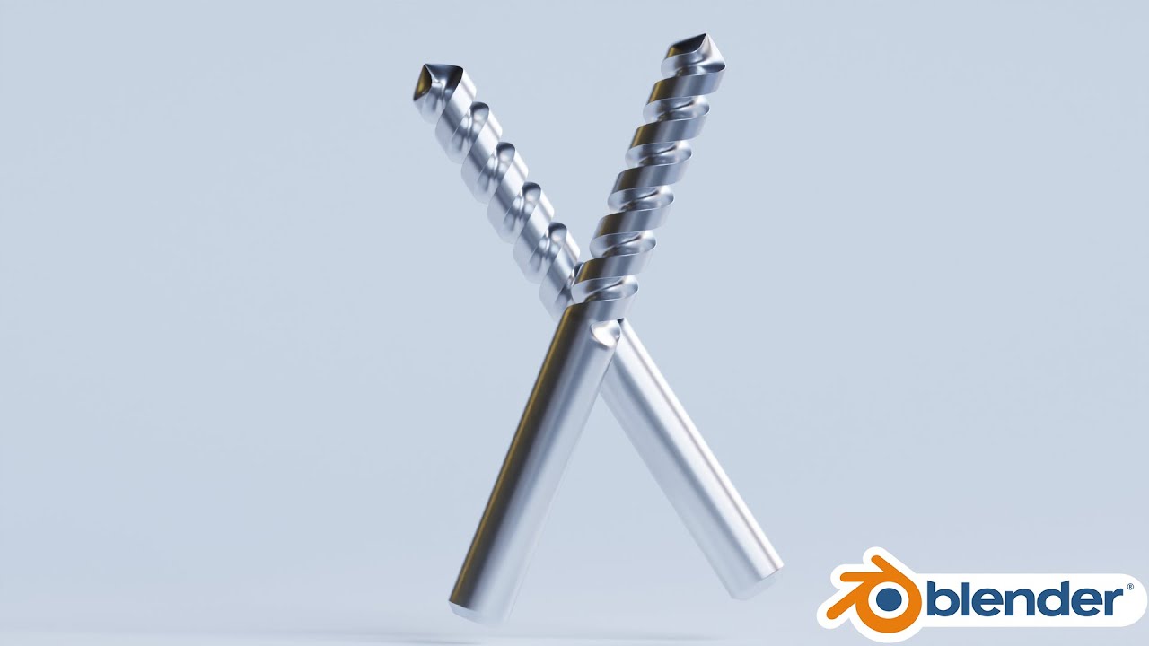 How To Make A Drill Bit In Blender / Blender Beginner Tutorial
