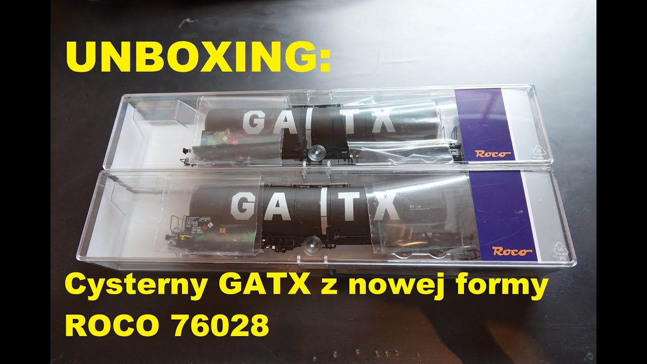 UNBOXING: Cysterny GATX z nowej formy ROCO 76028