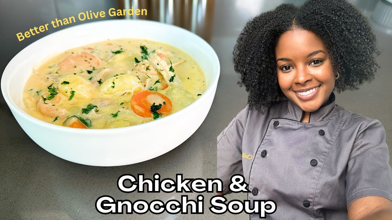 BETTER Than Olive Garden Chicken Gnocchi Soup Recipe