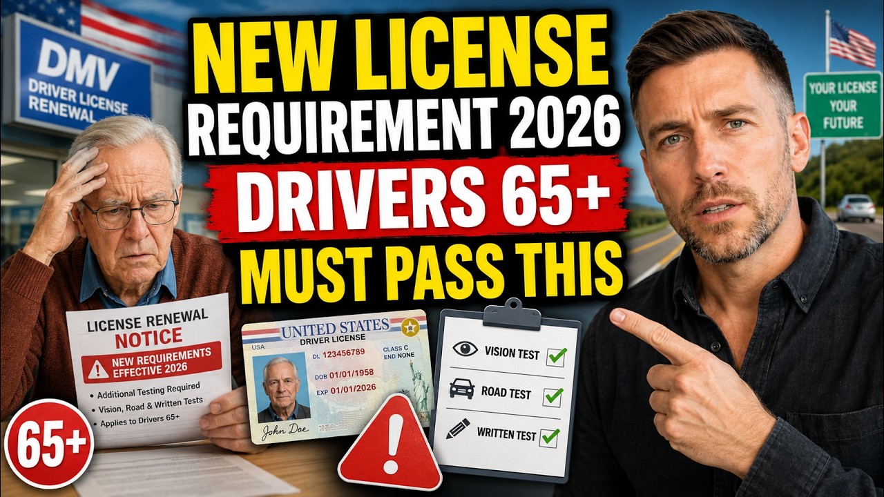 NEW LICENCE REQUIRMENT for USA Drivers 65+ &mdash; Pass This or Lose Your Licence in 2026