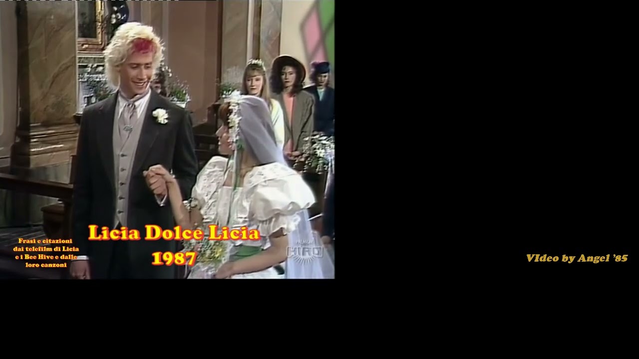 LICIA DOLCE LICIA LE LOCATION : CHIESA DEL MATRIMONIO DI MIRKO E LICIA - PRIMA E DOPO (1987/2024)