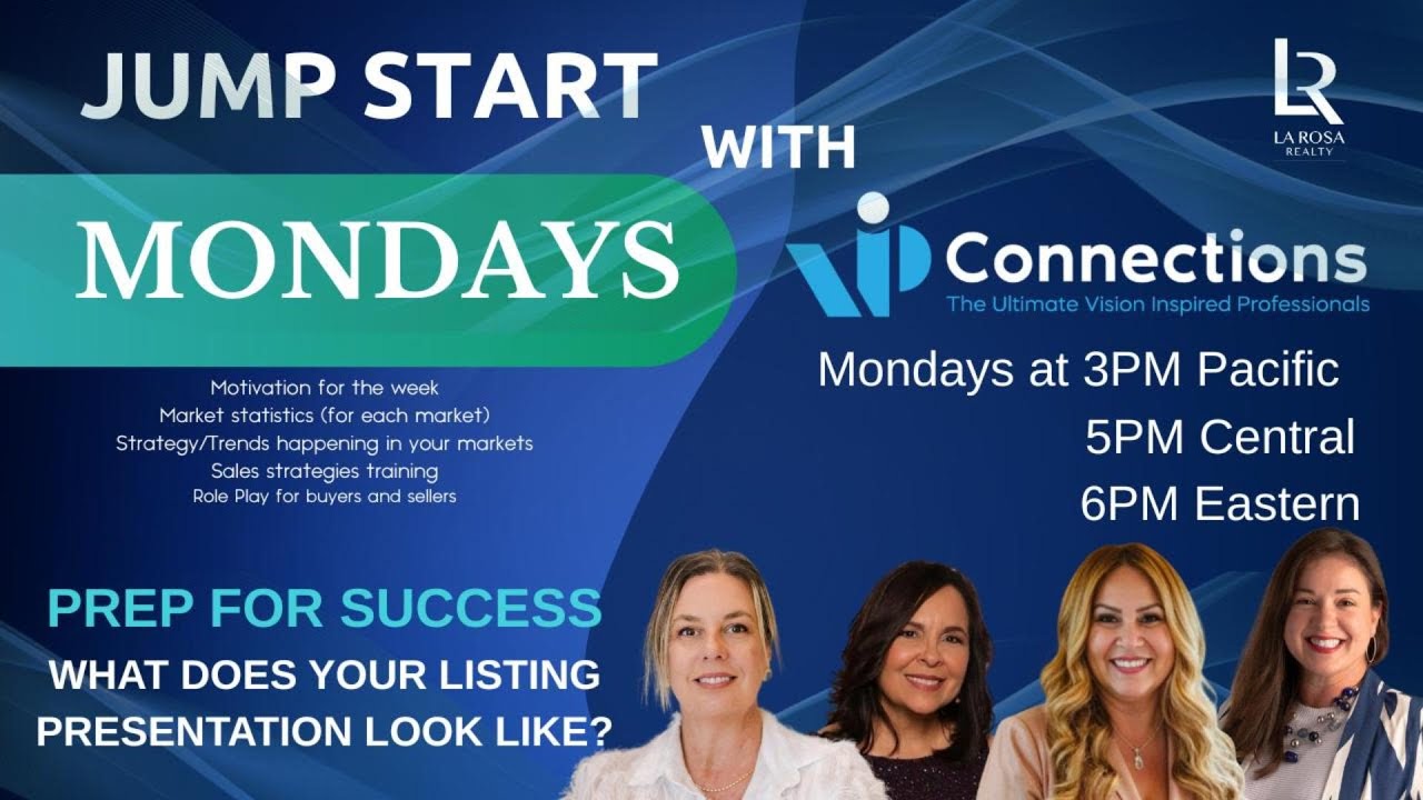 Jump start Monday The listing presentation for success