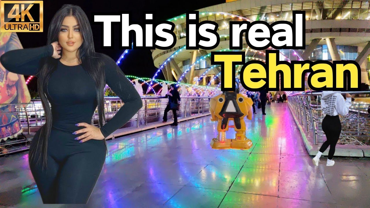 IRAN 4k Tehran nightlife in Milad Tower vlog