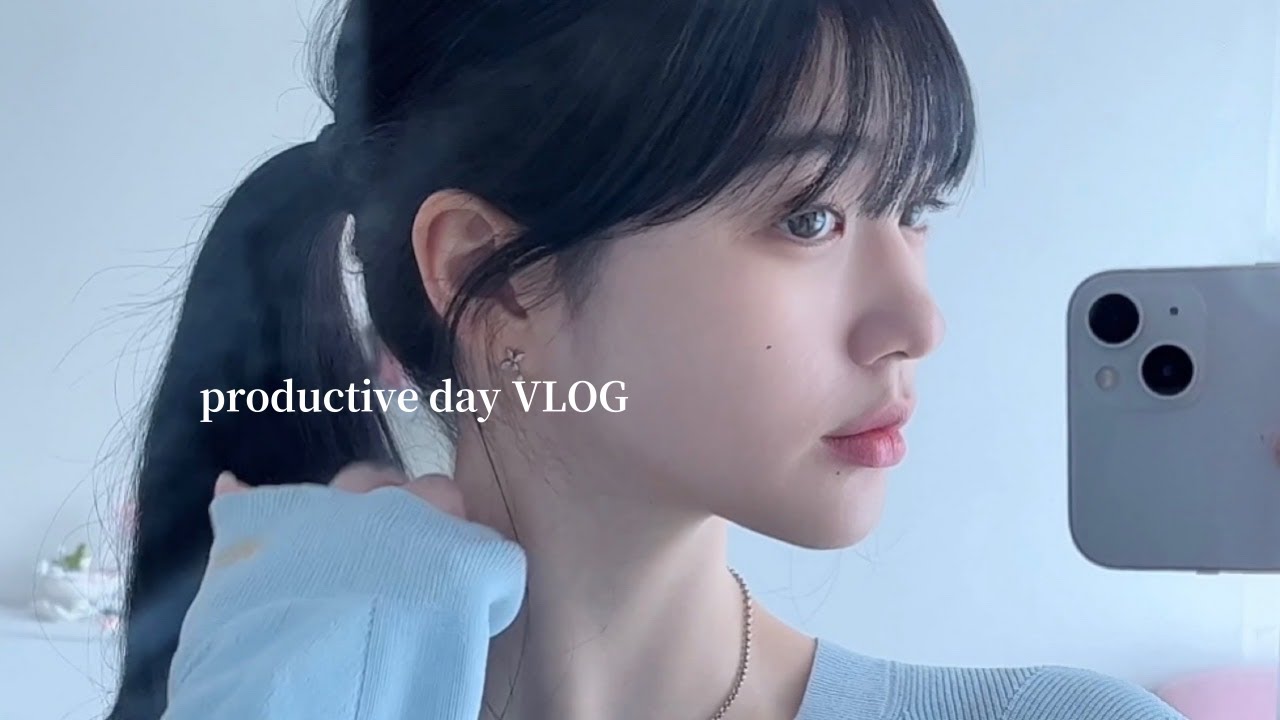 🌱05:30AM productive day_오전 5시30에 시작하는 나의 하루 [ 초간단 메이크업과 스킨케어,네일케어]