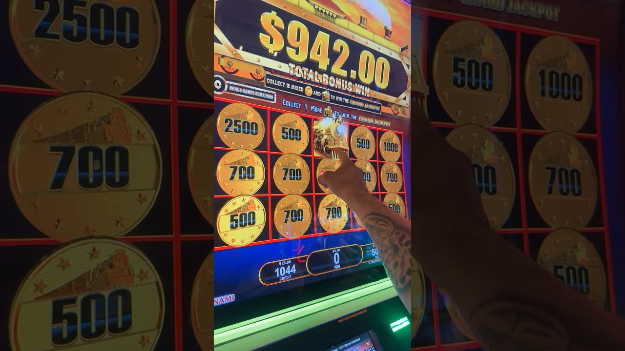GRAND JACKPOT WIN ON ALL ABOARD SLOT MACHINE!! #casino #slots #grandjackpot