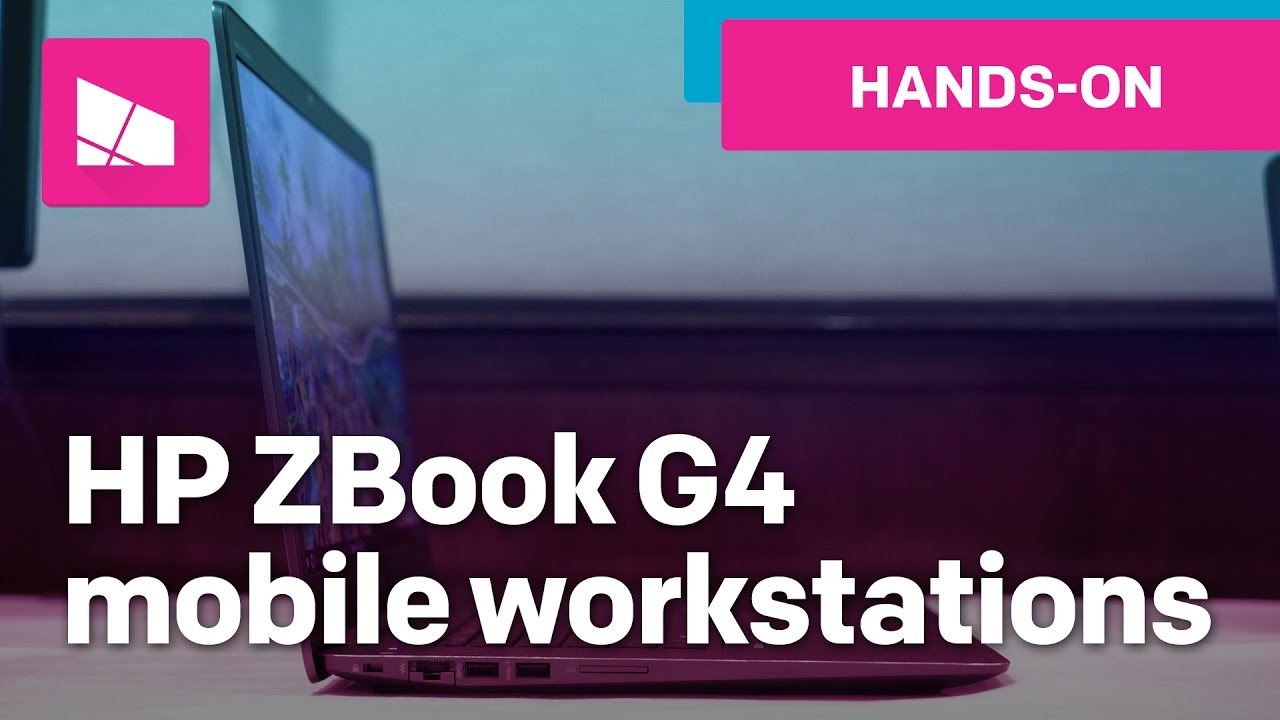 4 New HP ZBook G4 mobile workstations for digital creators