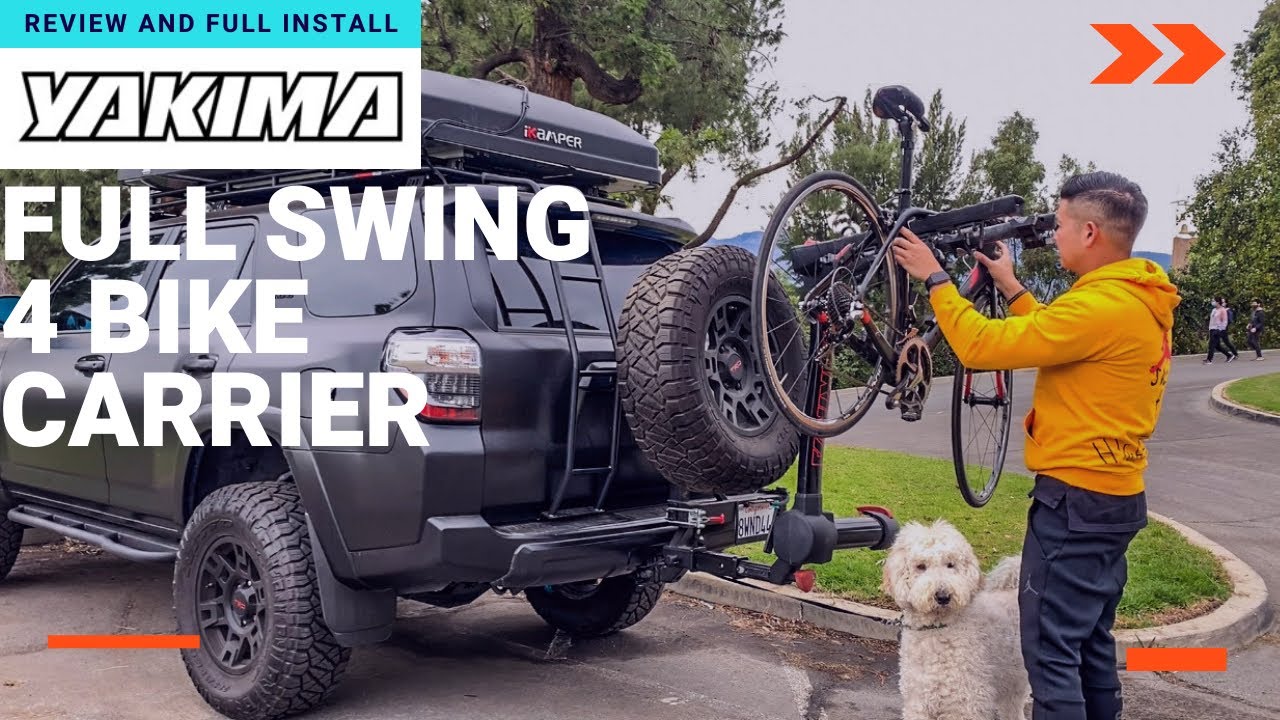 Крепление для велосипедов Yakima Full Swing Bike 4 на Toyota 4Runner — установка и обзор