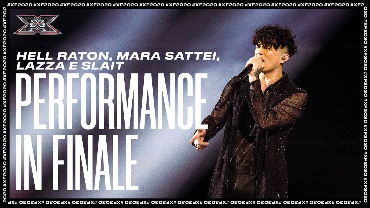 HELL RATON, LAZZA, MARA SATTEI e SLAIT alla FINALE di X FACTOR 2020 CON BLOOD VINYL 3.