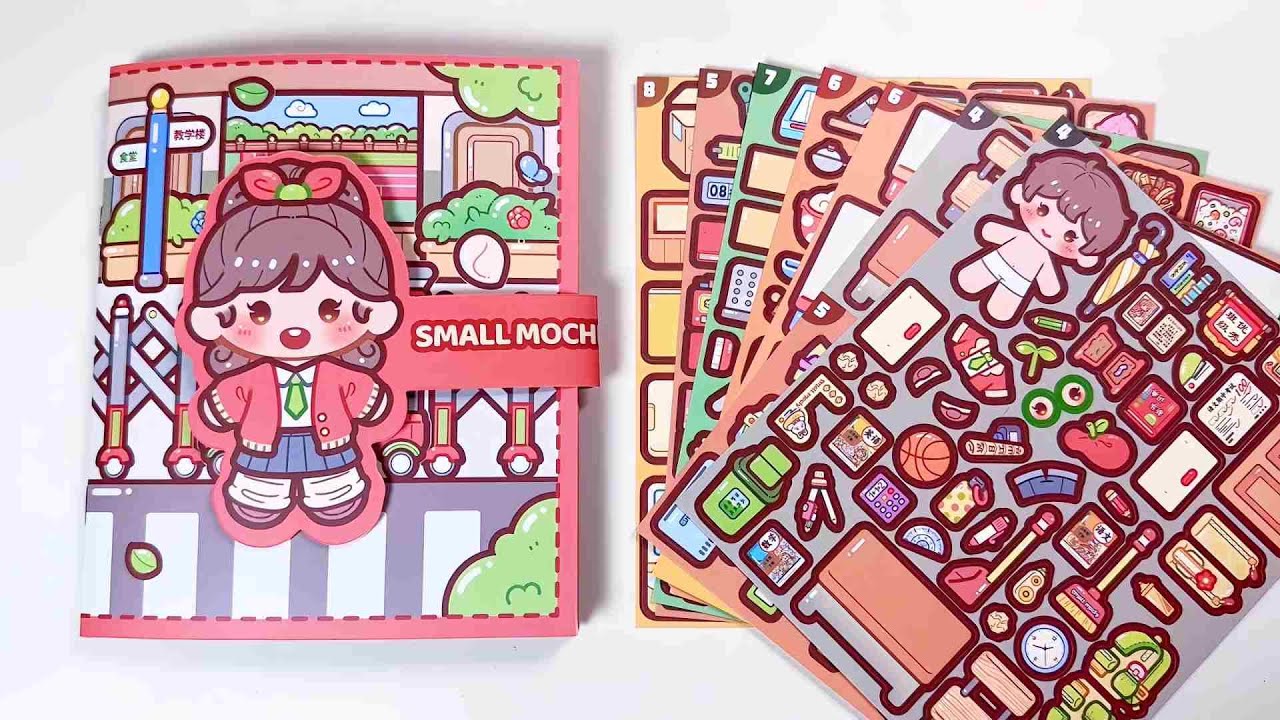 ✨paperdiy✨Little Mochi Quiet Book for Top Students #diy  #art  #handmade  #paperdiy