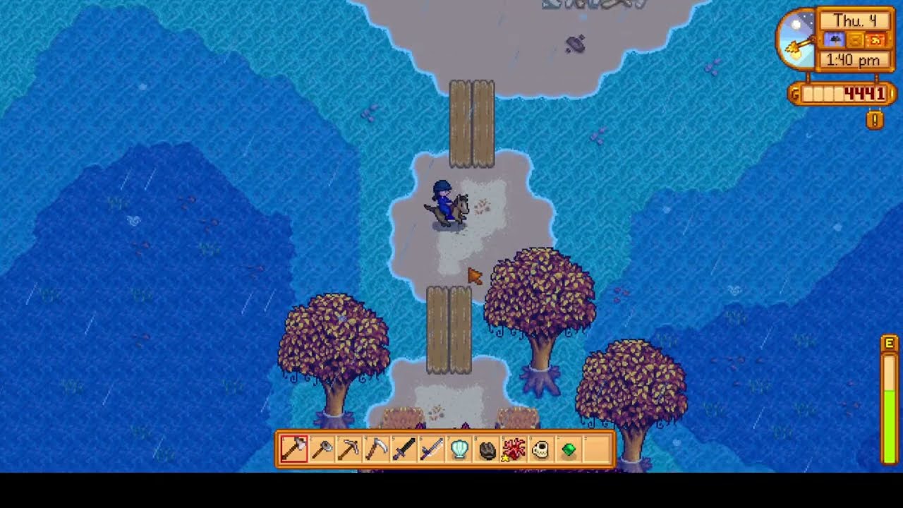 Pam clears tabs with Gus Leah Date Stardew Valley Fall Part 84 Beach Farm #stardewvalley #gameplay