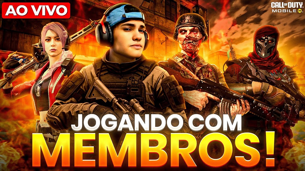 🔴JOGANDO COM OS INSCRITOS! (COD MOBILE)