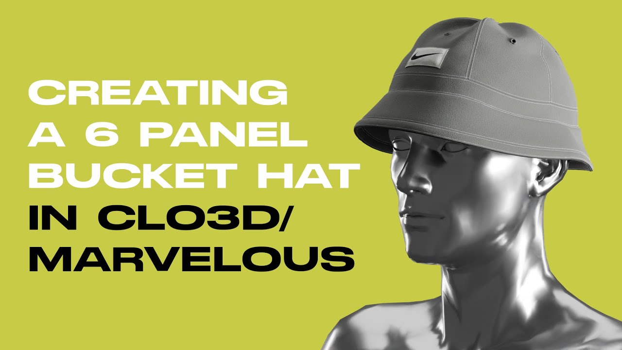 Creating a 3D Bucket Hat - CLO3D/ Marvelous & Blender Tutorial