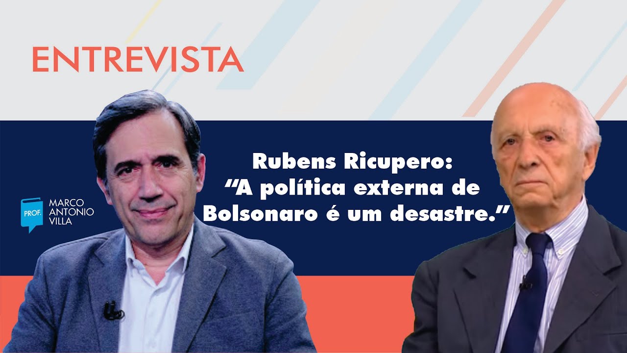 Rubens Ricupero: “A política externa de Bolsonaro é um desastre.”