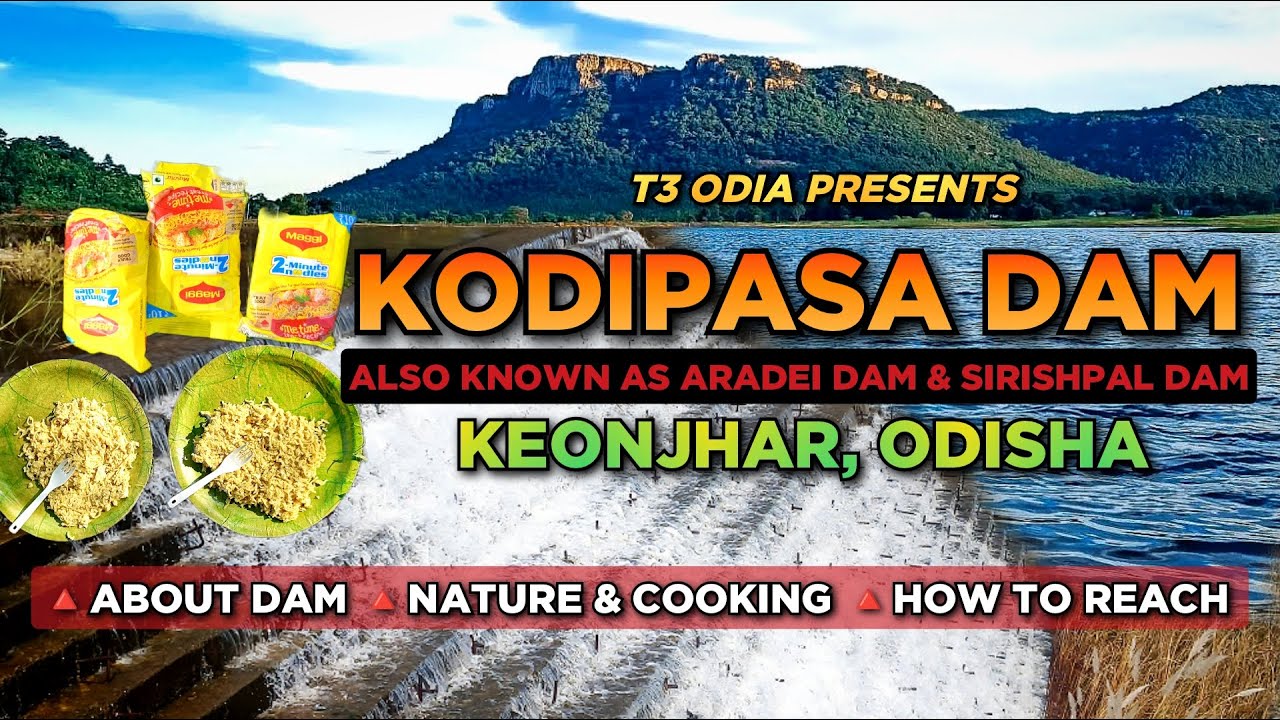 Kodipasa Dam Keonjhar Odisha | Picnic Spot Kendujhar 2024 | Odia Vlog | T3 Odia |