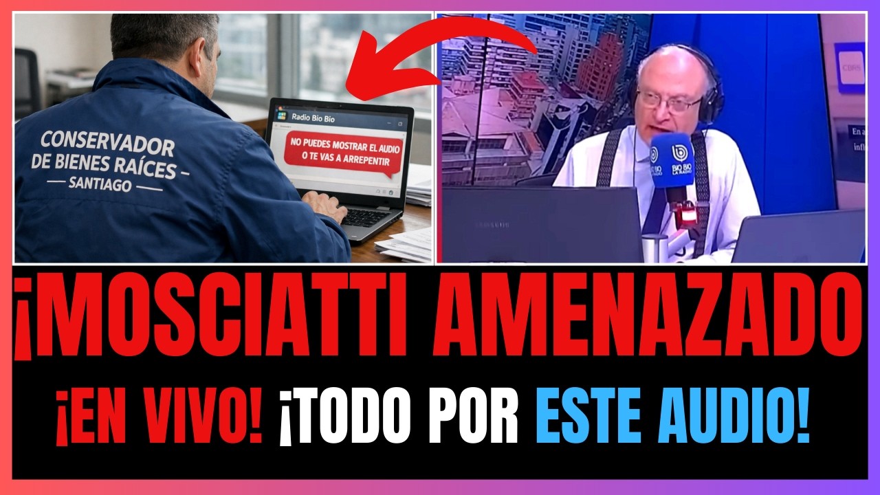¡DE NO CREER! AMENAZAN A MOSCIATTI EN VIVO POR REVELAR AUDIO SOBRE LA COMPRA DE LA CASA DE ALLENDE