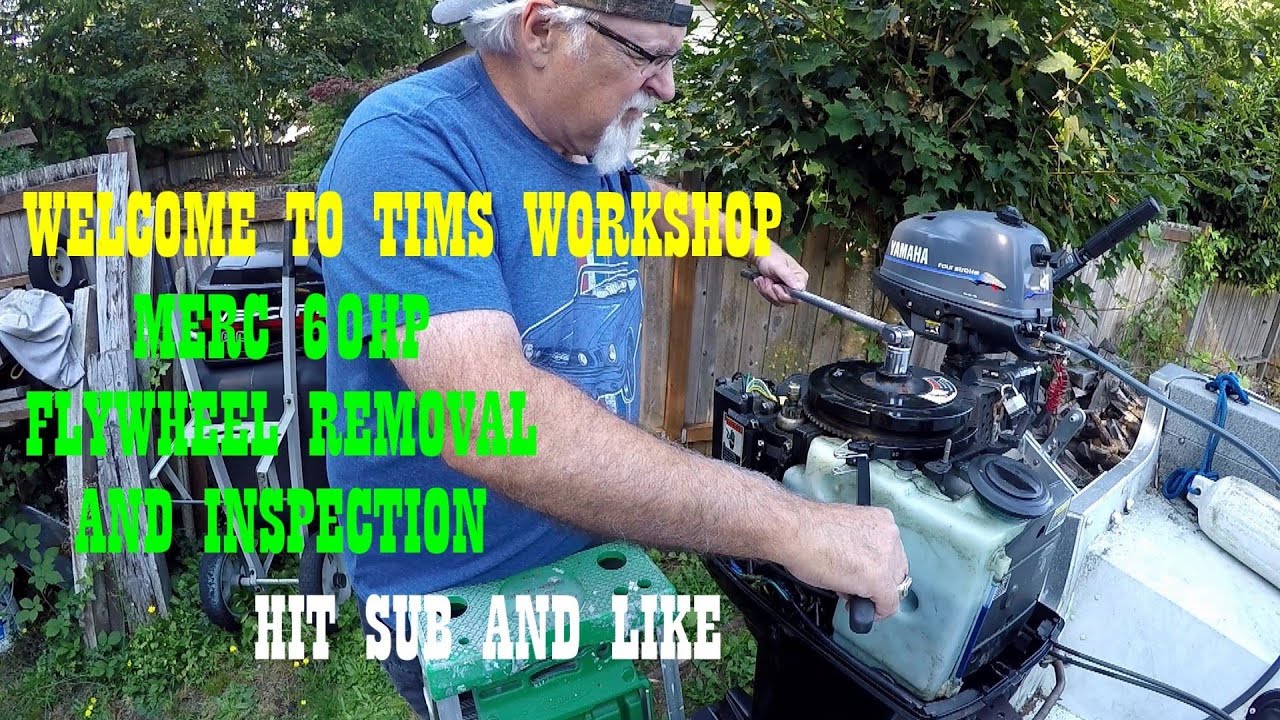 Merc 60hp flywheel removal and inspection