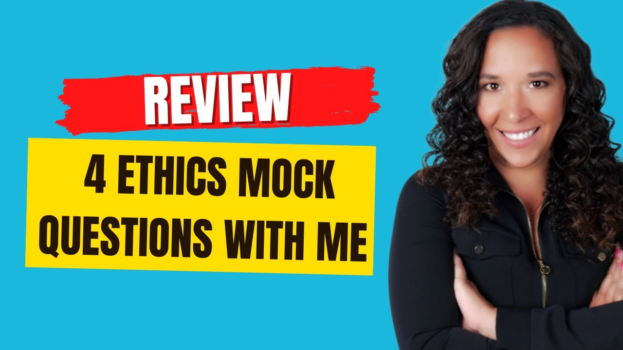 Review 4 Ethics Questions with Me!