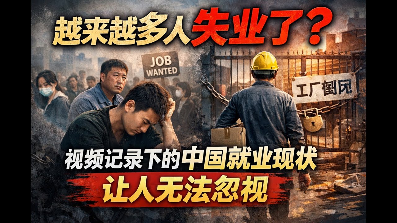 越来越多人失业了？视频记录下的中国就业现状，让人无法忽视