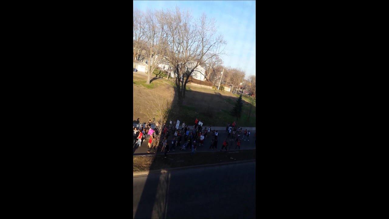 "Prosecute the police" protest North Minneapolis