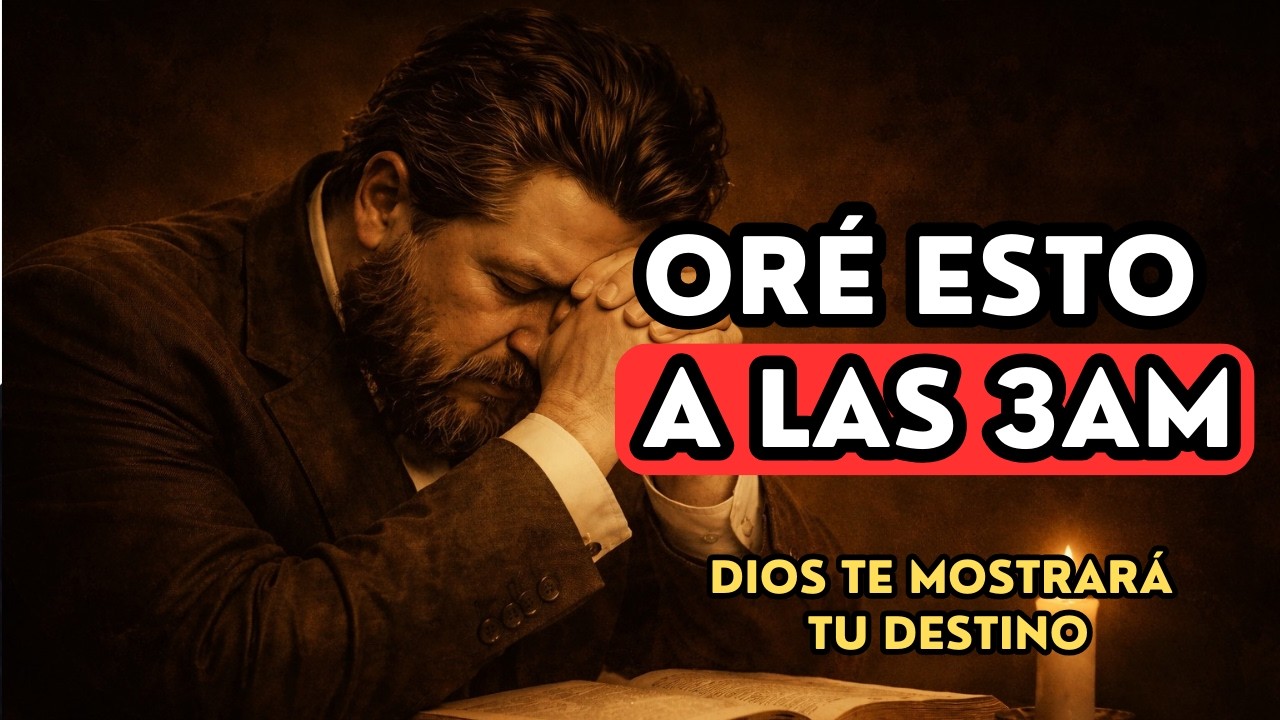 ORÉ ESTO A LAS 3AM Y Dios te mostrará tu destino | Charles Spurgeon