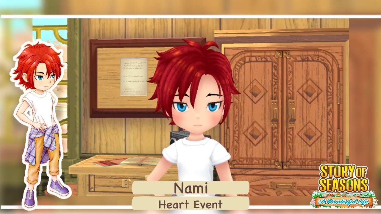 Story of Seasons A Wonderful Life: Nami - All Heart Events ( Reverse Proposal/Proposal + Wedding )
