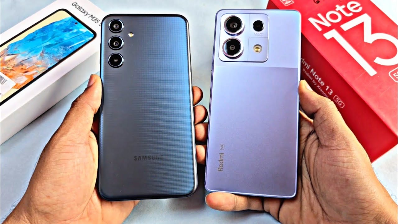 Galaxy M35 5G vs Redmi Note 13 5G - Which Should You Buy ?