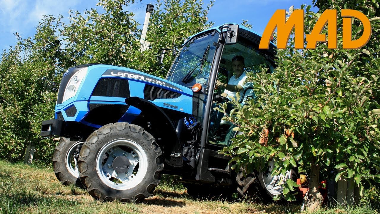 Landini REX 4-090 V | tra i filari della Val di Non