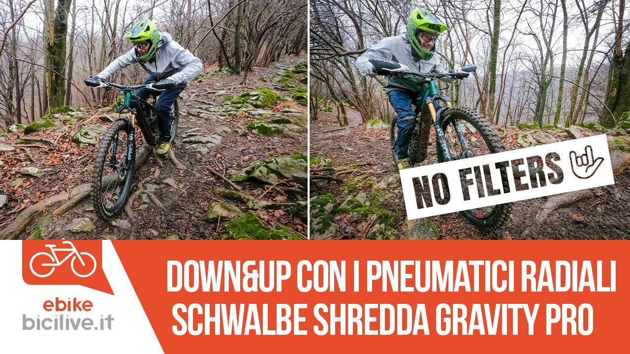 NO FILTERS: DOWN&UP con i pneumatici Schwalbe SHREDDA in e-MTB