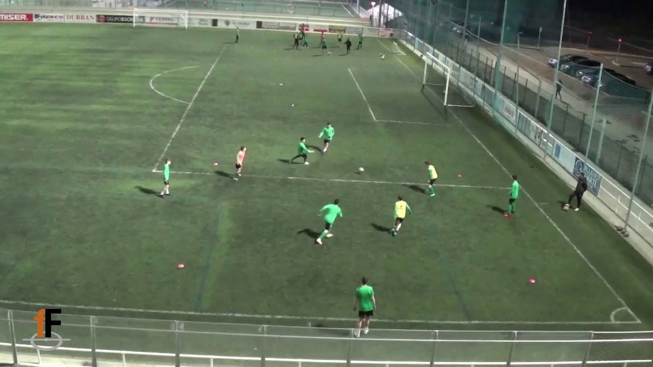 Rondo 2vs2+1+4 - Líneas de pase