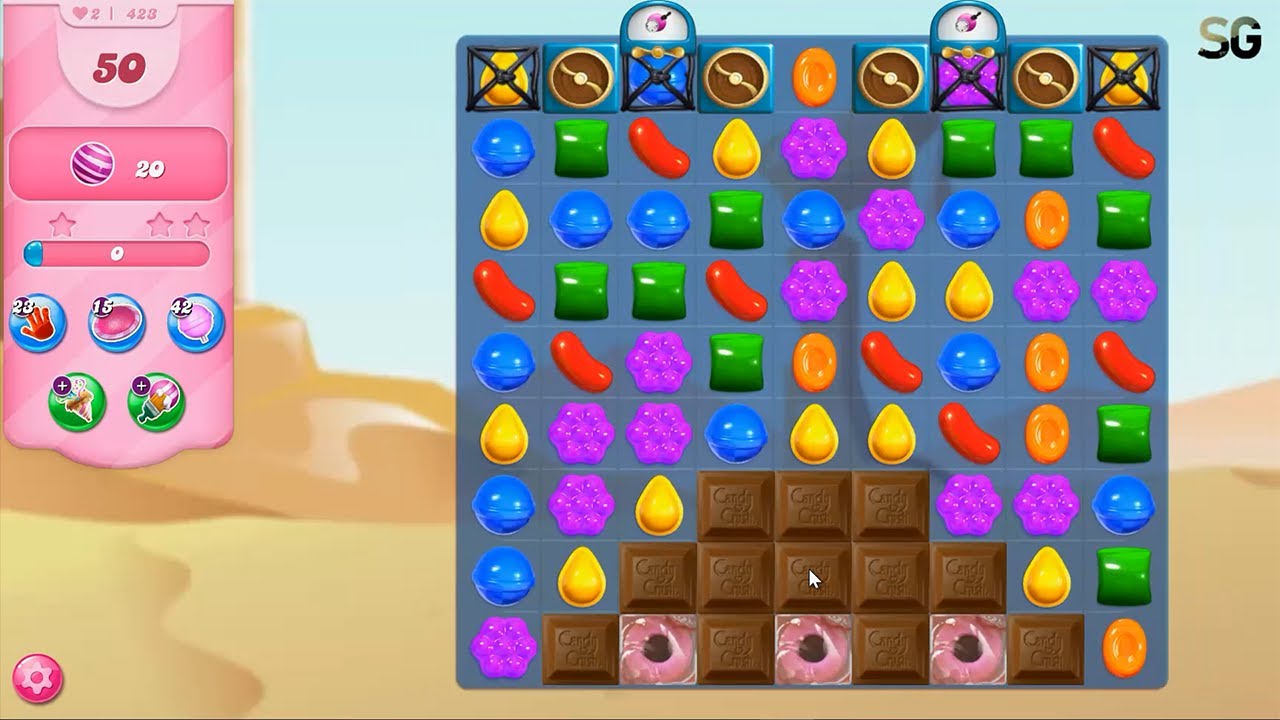 Candy Crush Saga Level 423 (2021 Version)