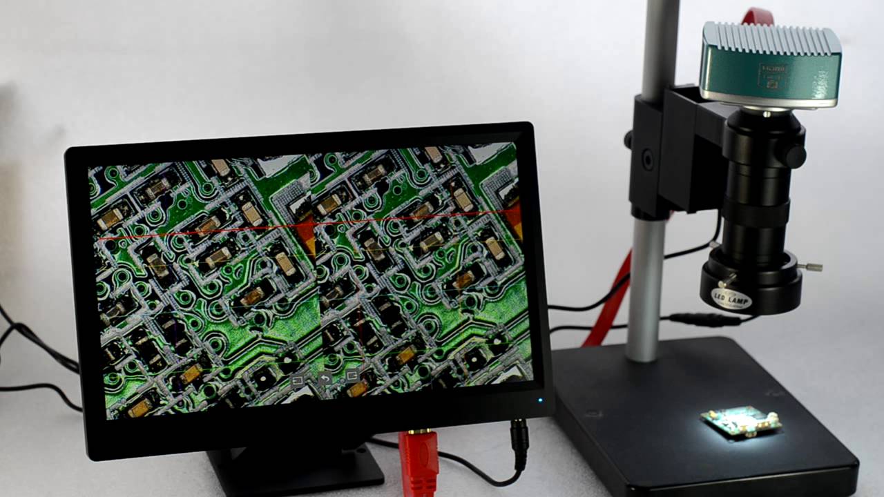 HAYEAR 1080P HDMI Digital Industrial Microscope Camera
