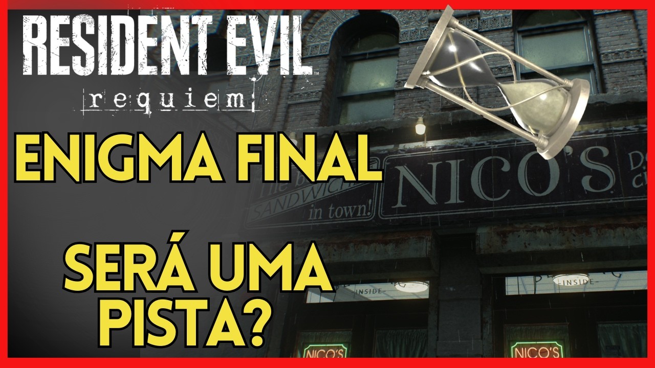 Resident Evil Requiem: Usei a Ampulheta na Sala da Emilly e OLHA O QUE APARECEU! Será uma pista??