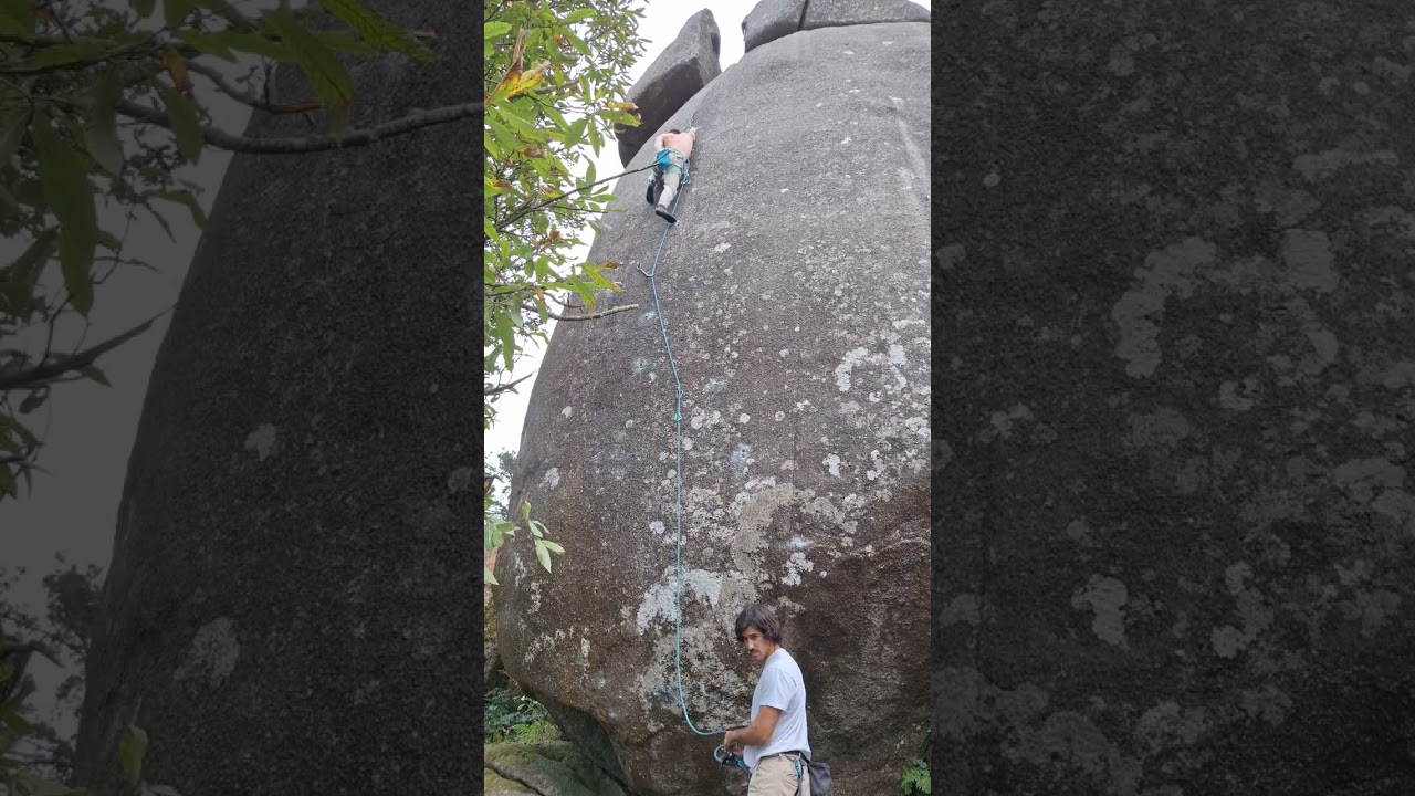 Bad 👹 (7c). Petón do Xalo #climbing #escalada 