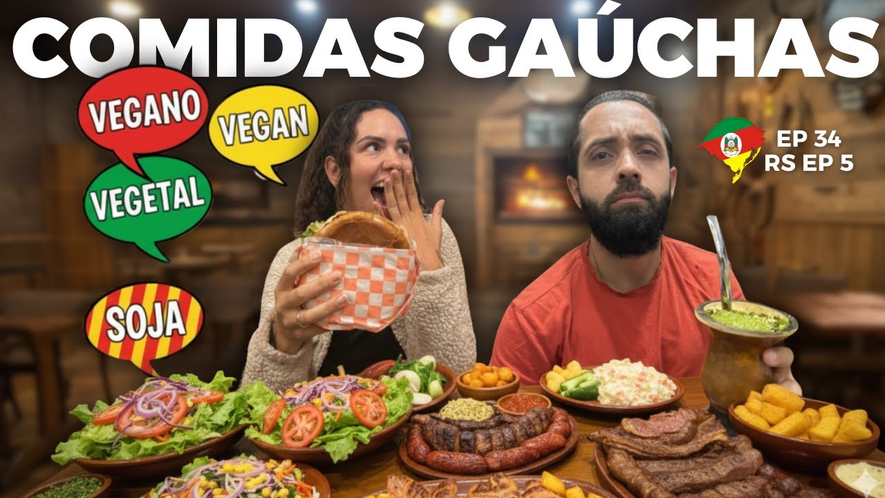 Existe gaúcho VEGANO? Comidas típicas do Rio Grande do Sul